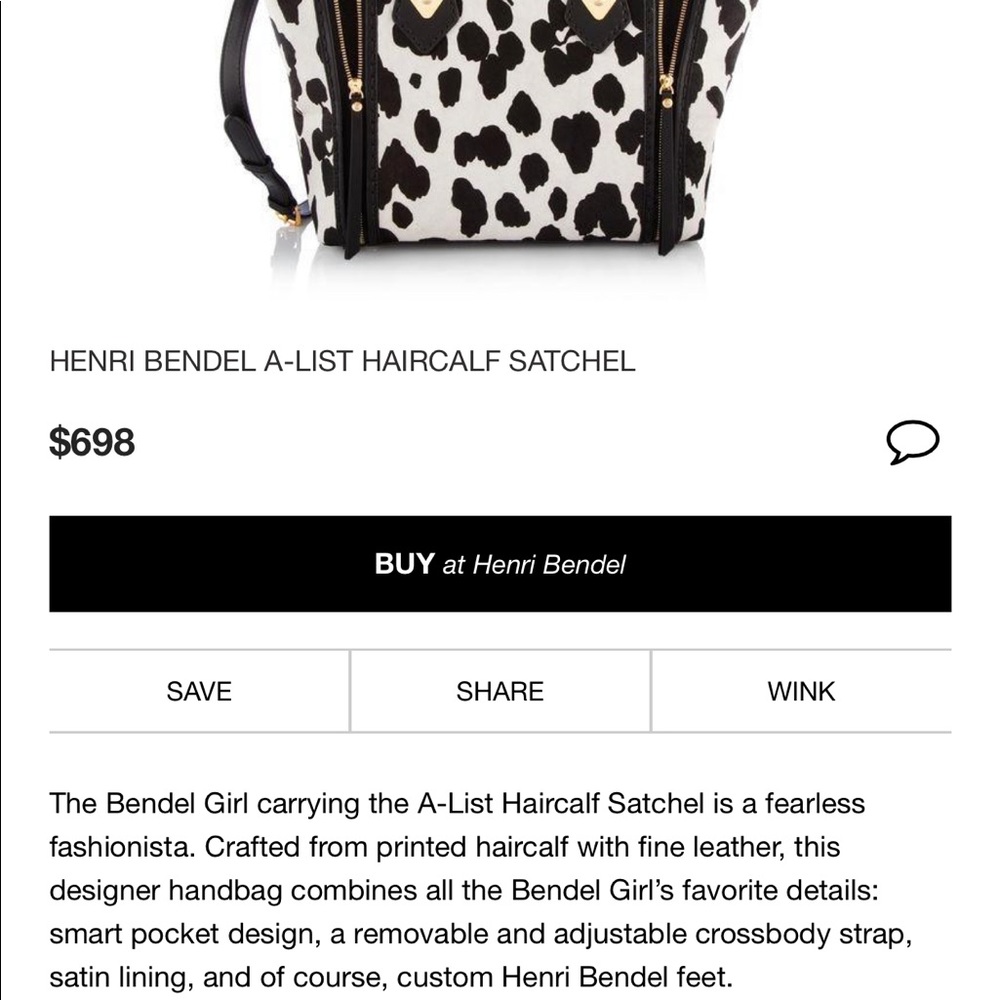 ❌❤️SOLD❌❤️Henri bendel A list satchel - Picture 15 of 15